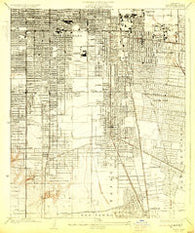 Watts California Historical topographic map, 1:24000 scale, 7.5 X 7.5 Minute, Year 1924