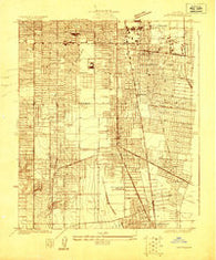 Watts California Historical topographic map, 1:24000 scale, 7.5 X 7.5 Minute, Year 1923
