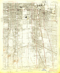 Watts California Historical topographic map, 1:24000 scale, 7.5 X 7.5 Minute, Year 1924