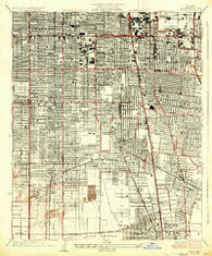 Watts California Historical topographic map, 1:24000 scale, 7.5 X 7.5 Minute, Year 1937