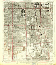 Watts California Historical topographic map, 1:24000 scale, 7.5 X 7.5 Minute, Year 1937