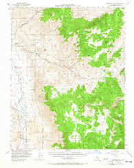 Waucoba Mtn California Historical topographic map, 1:62500 scale, 15 X 15 Minute, Year 1958