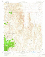 Waucoba Spring California Historical topographic map, 1:62500 scale, 15 X 15 Minute, Year 1958