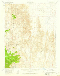 Waucoba Spring California Historical topographic map, 1:62500 scale, 15 X 15 Minute, Year 1958
