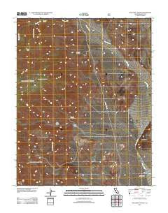 Waucoba Canyon California Historical topographic map, 1:24000 scale, 7.5 X 7.5 Minute, Year 2012