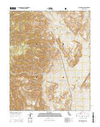 Waucoba Canyon California Current topographic map, 1:24000 scale, 7.5 X 7.5 Minute, Year 2015