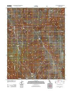 Waucoba Spring California Historical topographic map, 1:24000 scale, 7.5 X 7.5 Minute, Year 2012