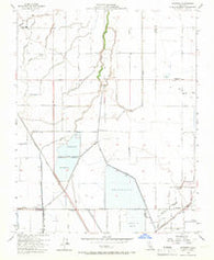 Waukena California Historical topographic map, 1:24000 scale, 7.5 X 7.5 Minute, Year 1954