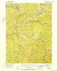Weaverville California Historical topographic map, 1:62500 scale, 15 X 15 Minute, Year 1952
