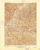Weaverville California Historical topographic map, 1:125000 scale, 30 X 30 Minute, Year 1913
