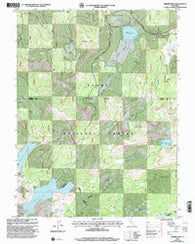 Webber Peak California Historical topographic map, 1:24000 scale, 7.5 X 7.5 Minute, Year 2000