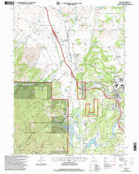 Weed California Historical topographic map, 1:24000 scale, 7.5 X 7.5 Minute, Year 1998