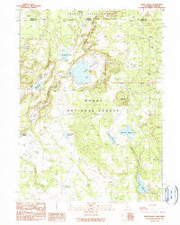 Weed Valley California Historical topographic map, 1:24000 scale, 7.5 X 7.5 Minute, Year 1990