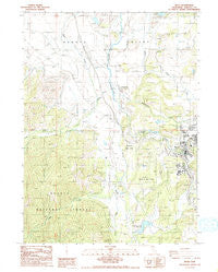 Weed California Historical topographic map, 1:24000 scale, 7.5 X 7.5 Minute, Year 1986