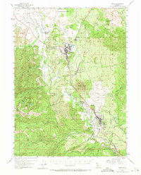 Weed California Historical topographic map, 1:62500 scale, 15 X 15 Minute, Year 1954