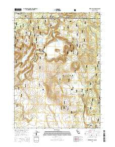 Weed Valley California Current topographic map, 1:24000 scale, 7.5 X 7.5 Minute, Year 2015