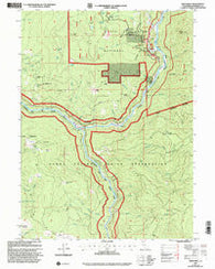 Weitchpec California Historical topographic map, 1:24000 scale, 7.5 X 7.5 Minute, Year 1997
