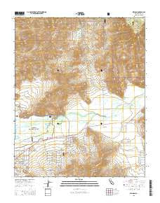 Weldon California Current topographic map, 1:24000 scale, 7.5 X 7.5 Minute, Year 2015