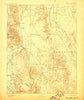 Wellington Nevada Historical topographic map, 1:125000 scale, 30 X 30 Minute, Year 1893