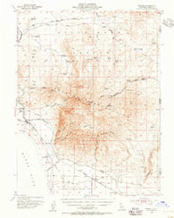 Wendel California Historical topographic map, 1:62500 scale, 15 X 15 Minute, Year 1954