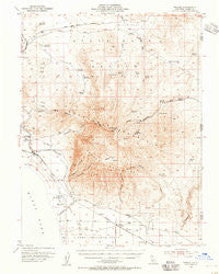 Wendel California Historical topographic map, 1:62500 scale, 15 X 15 Minute, Year 1954