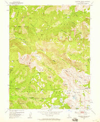 Wentworth Springs California Historical topographic map, 1:24000 scale, 7.5 X 7.5 Minute, Year 1953