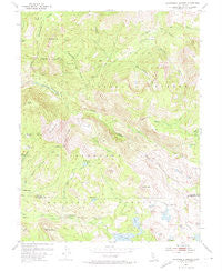 Wentworth Springs California Historical topographic map, 1:24000 scale, 7.5 X 7.5 Minute, Year 1953