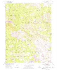 Wentworth Springs California Historical topographic map, 1:24000 scale, 7.5 X 7.5 Minute, Year 1953