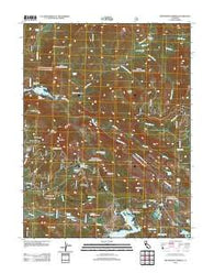 Wentworth Springs California Historical topographic map, 1:24000 scale, 7.5 X 7.5 Minute, Year 2012