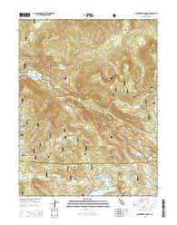 Wentworth Springs California Current topographic map, 1:24000 scale, 7.5 X 7.5 Minute, Year 2015