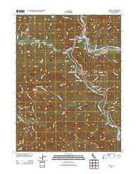 Weott California Historical topographic map, 1:24000 scale, 7.5 X 7.5 Minute, Year 2012