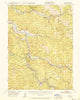 Weott California Historical topographic map, 1:62500 scale, 15 X 15 Minute, Year 1951
