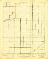 West Alpaugh California Historical topographic map, 1:31680 scale, 7.5 X 7.5 Minute, Year 1929