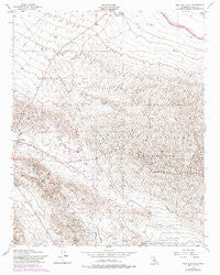 West Elk Hills California Historical topographic map, 1:24000 scale, 7.5 X 7.5 Minute, Year 1954