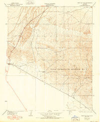 West Elk Hills California Historical topographic map, 1:24000 scale, 7.5 X 7.5 Minute, Year 1950
