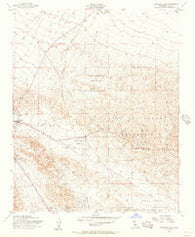 West Elk Hills California Historical topographic map, 1:24000 scale, 7.5 X 7.5 Minute, Year 1954