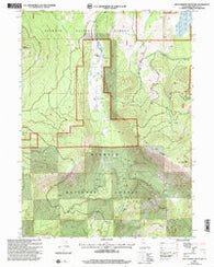West Haight Mountain California Historical topographic map, 1:24000 scale, 7.5 X 7.5 Minute, Year 2001