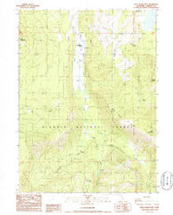 West Haight Mtn California Historical topographic map, 1:24000 scale, 7.5 X 7.5 Minute, Year 1986