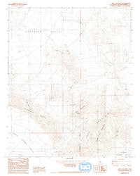 West Ord Mountain California Historical topographic map, 1:24000 scale, 7.5 X 7.5 Minute, Year 1982