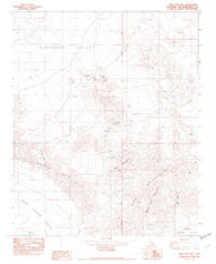 West Ord Mtn California Historical topographic map, 1:24000 scale, 7.5 X 7.5 Minute, Year 1982