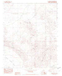 West Ord Mtn California Historical topographic map, 1:24000 scale, 7.5 X 7.5 Minute, Year 1982
