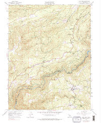 West Point California Historical topographic map, 1:24000 scale, 7.5 X 7.5 Minute, Year 1948