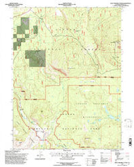 West Prospect Peak California Historical topographic map, 1:24000 scale, 7.5 X 7.5 Minute, Year 1995