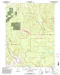 West Prospect Peak California Historical topographic map, 1:24000 scale, 7.5 X 7.5 Minute, Year 1995
