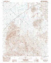 West of Baker California Historical topographic map, 1:24000 scale, 7.5 X 7.5 Minute, Year 1983