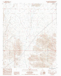 West of Broadwell Mesa California Historical topographic map, 1:24000 scale, 7.5 X 7.5 Minute, Year 1985