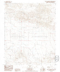 West of Drinkwater Lake California Historical topographic map, 1:24000 scale, 7.5 X 7.5 Minute, Year 1986