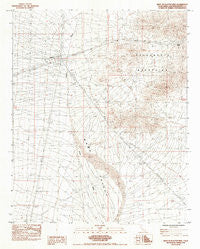 West of Flattop Mtn California Historical topographic map, 1:24000 scale, 7.5 X 7.5 Minute, Year 1984