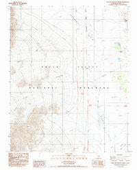 West of Furnace Creek California Historical topographic map, 1:24000 scale, 7.5 X 7.5 Minute, Year 1988