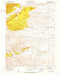West of Gerber California Historical topographic map, 1:24000 scale, 7.5 X 7.5 Minute, Year 1951
